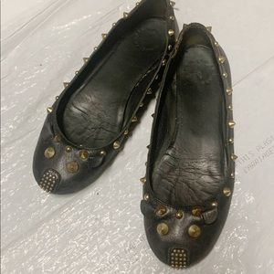 Marc jacobs little mouse leather flat shoes